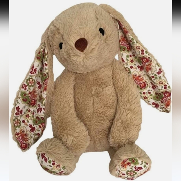 HP🔥🆕 Petlou Plush 15" Squeak Bunny Rabbit Easter Crinkly Ears Dog Toy, New - Picture 1 of 5